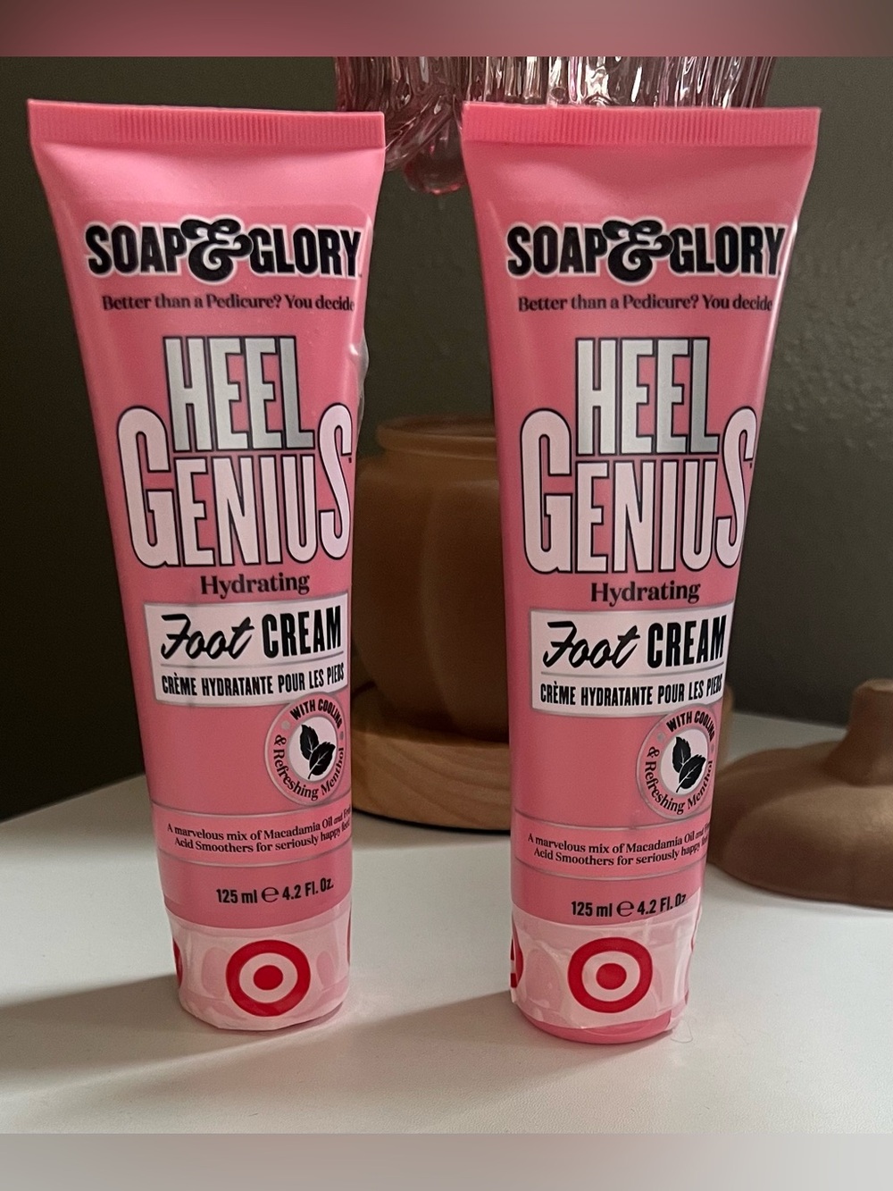 Soap & Glory Heel Genius Hydrating Foot Cream Bundle Of 2 Brand New Tubes!